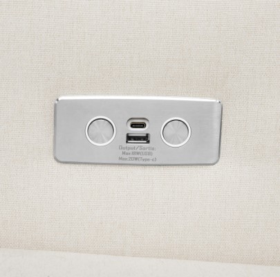 Imagen oficial de Kiwi Electronic Recliner and Swivel Gliders with USB Port publicada por OECD 3