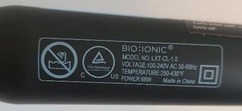 Imagen oficial de Bio Ionic One Inch Long Barrel Curling Iron publicada por OECD 3