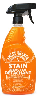 Imagen oficial de Angry Orange Stain Removers in Orange Twist and Fresh Clean scents publicada por OECD