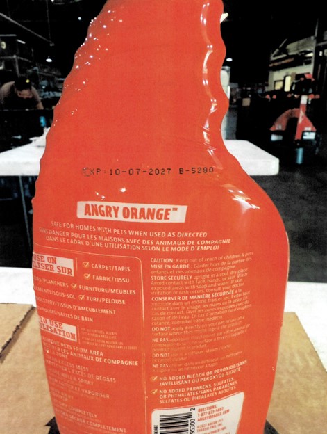 Imagen oficial de Angry Orange Stain Removers in Orange Twist and Fresh Clean scents publicada por OECD 3