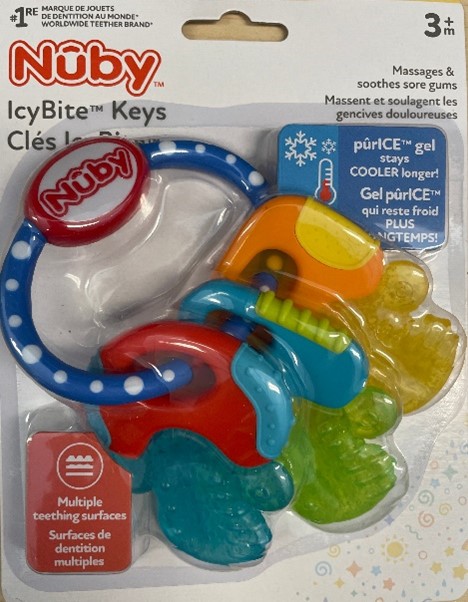 Imagen oficial de Nûby IcyBite™ Keys Teethers publicada por OECD