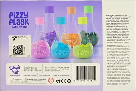 Imagen oficial de Tubby Tots Fizzy Flash Bath Magic publicada por OECD 3