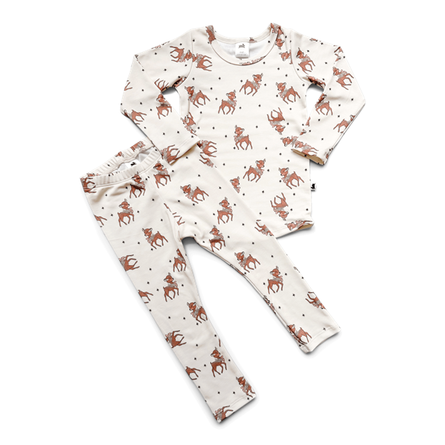 Imagen oficial de Little & Lively Baby/Kids/Youth Bamboo 2-Piece Long-Sleeve and Henley Lounge Sets publicada por OECD 2