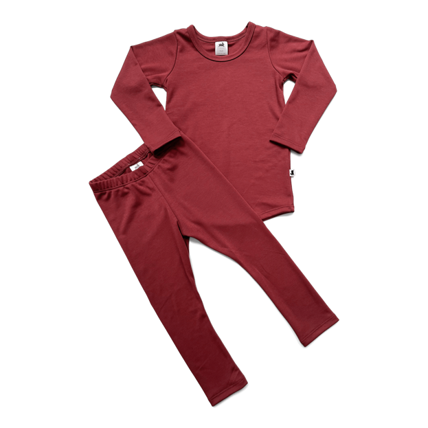 Imagen oficial de Little & Lively Baby/Kids/Youth Bamboo 2-Piece Long-Sleeve and Henley Lounge Sets publicada por OECD 20