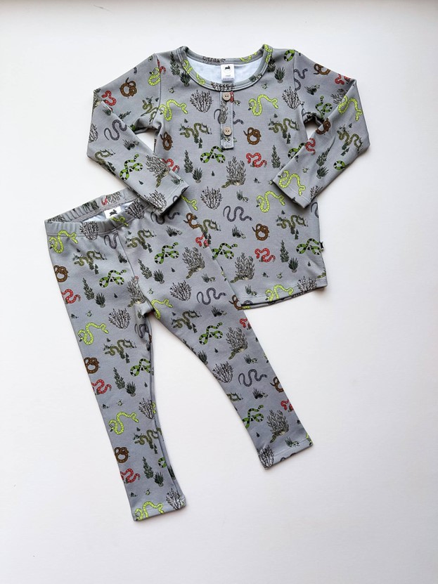 Imagen oficial de Little & Lively Baby/Kids/Youth Bamboo 2-Piece Long-Sleeve and Henley Lounge Sets publicada por OECD 18