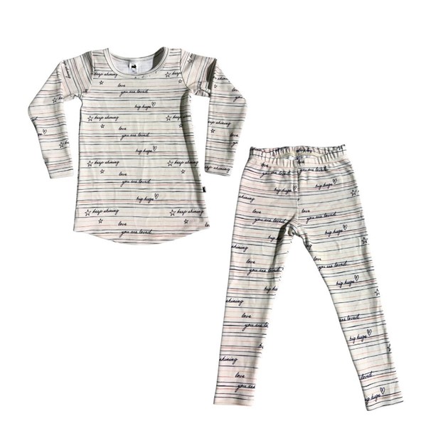 Imagen oficial de Little & Lively Baby/Kids/Youth Bamboo 2-Piece Long-Sleeve and Henley Lounge Sets publicada por OECD 16