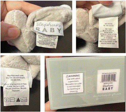 Imagen oficial de Stephan Baby Boo Bunnie and Friends Comfort Toys—Distilled Water Filled Cube Component publicada por OECD 3