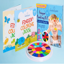 Imagen oficial de TheKiddoSpace Finger Painting Kits publicada por OECD 3