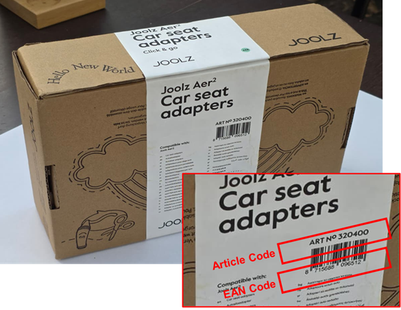 Imagen oficial de Joolz Aer2 Car Seat Adapter Set publicada por OECD 4