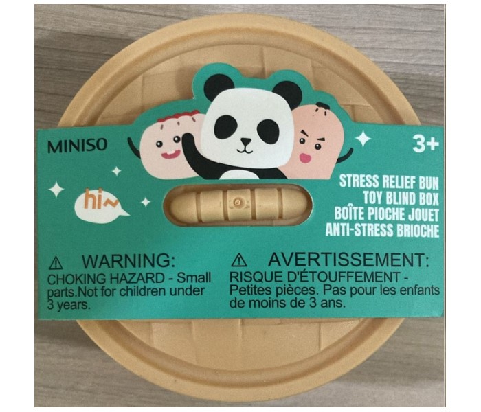 Imagen oficial de Miniso Dessert series stress relief bun toy blind box (3 assoerted models) publicada por OECD 2