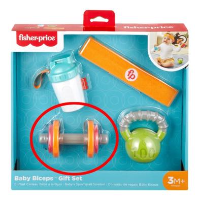 Imagen oficial de Dumbbell toy sold with Baby Biceps Gift Set publicada por OECD 2