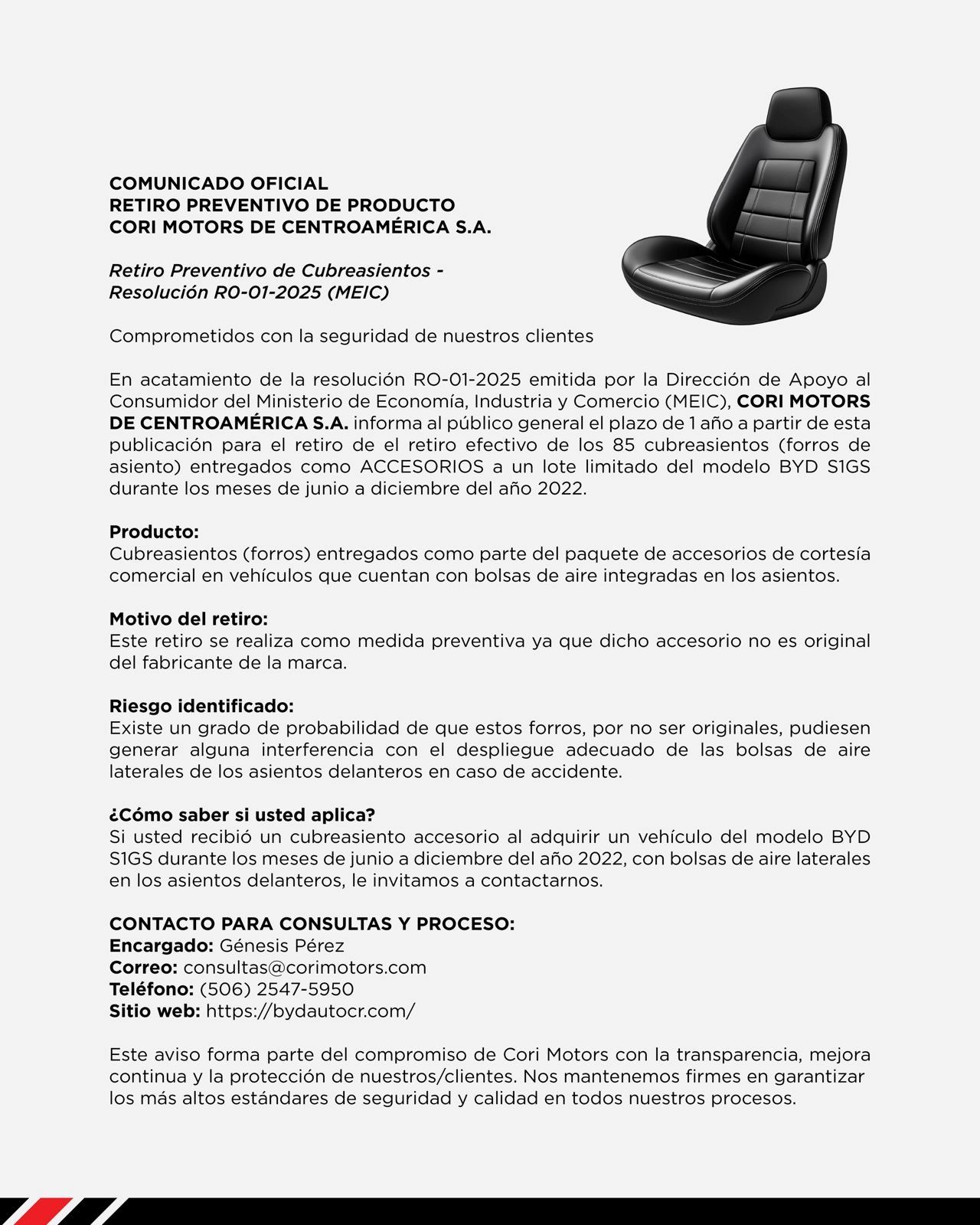 Imagen oficial de BYD SlGS 2022 publicada por OECD