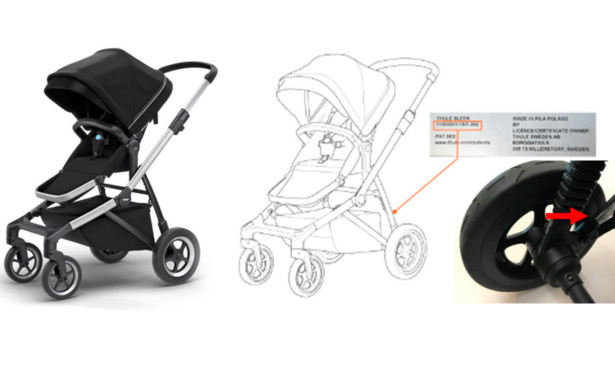 Imagen oficial de Thule Sleek Strollers publicada por OECD 2