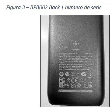 Imagen oficial de Belkin BoostCharge USB-C PD Power Bank 20K (BPB002). publicada por OECD 2