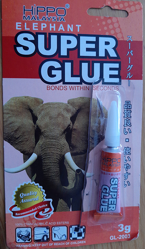 Imagen oficial de Glue ; HIPPO ; Elephant Super Glue publicada por OECD