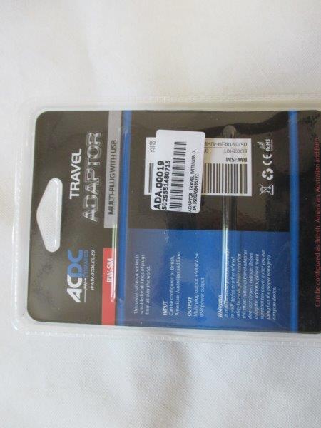 Imagen oficial de Universal travel adaptor ; ACDC Dynamics ; publicada por OECD 4