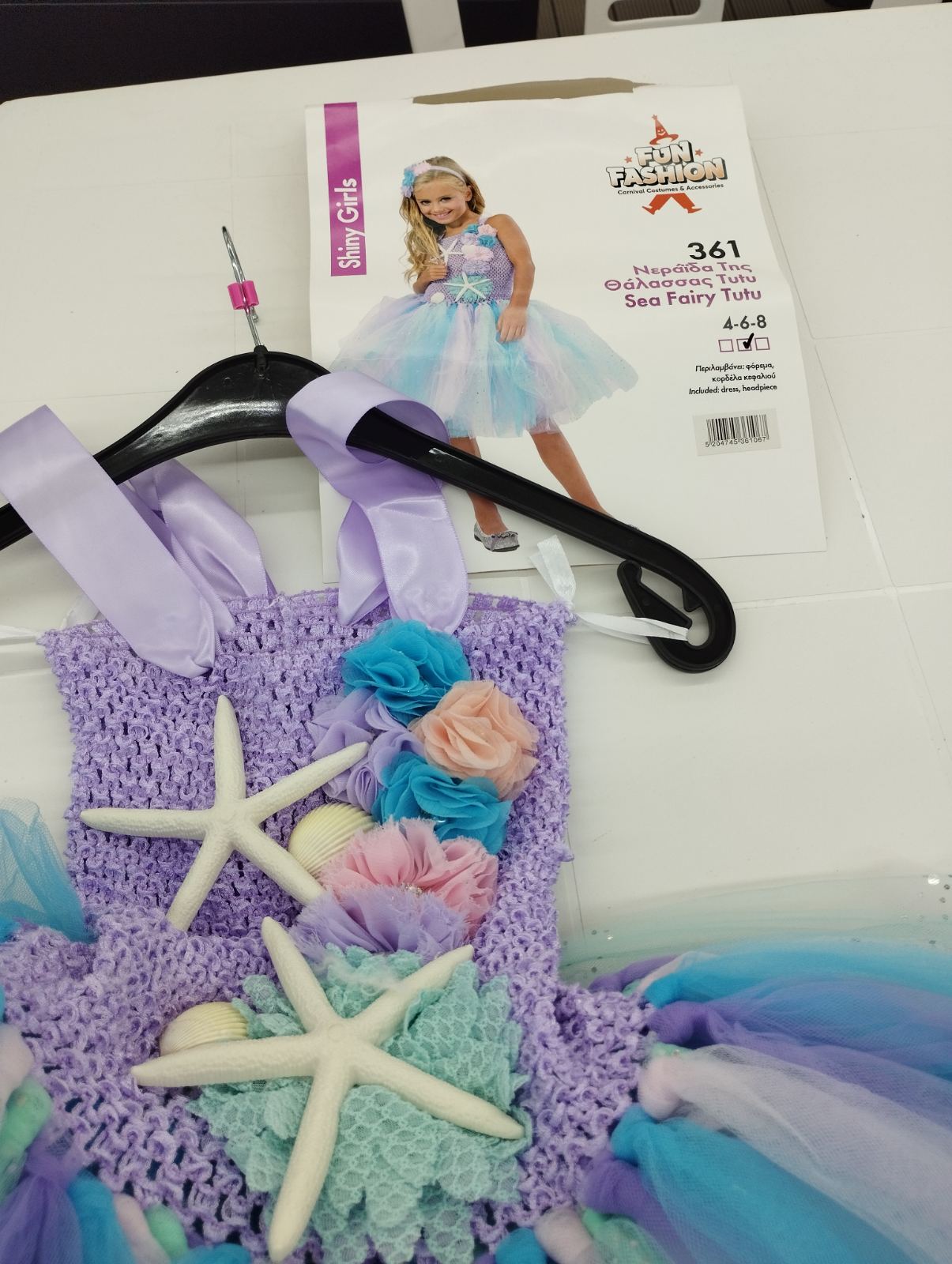 Imagen oficial de Children's dress ; FUN FASHION ; Shiny Girl "Sea Fairy Tutu" publicada por OECD