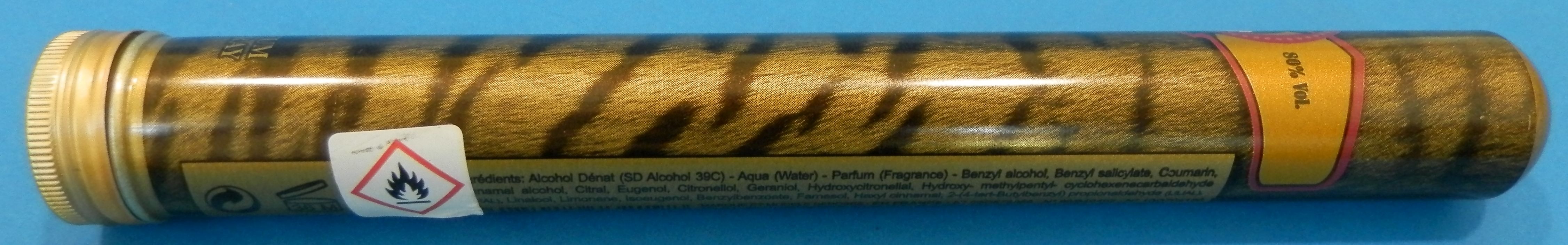 Official image of Perfume ; New Brand Perfumes ; CUBA Jungle (Tiger) published by OECD 2