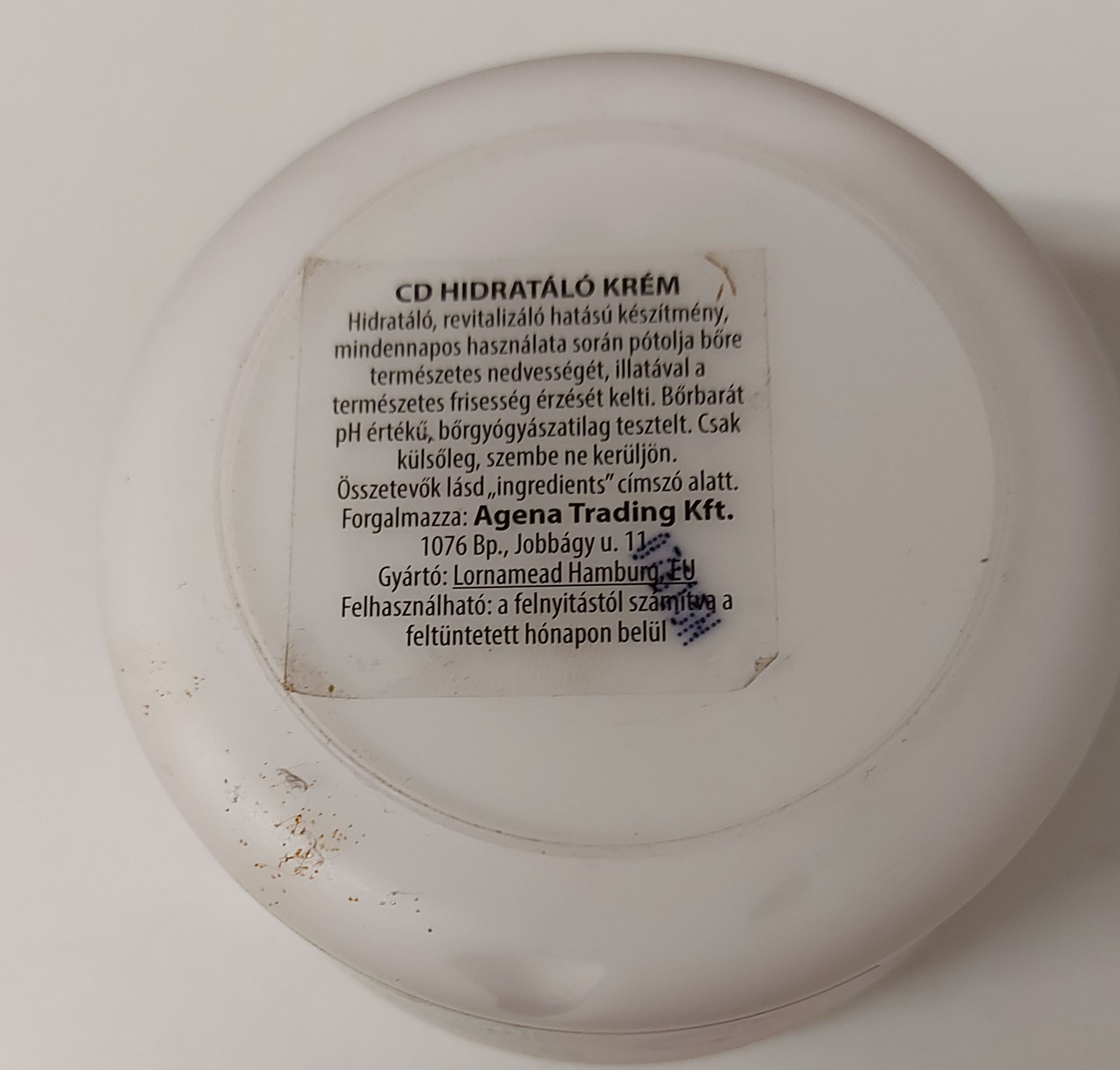 Official image of Face cream ; CD ; Feuchtigkeits creme published by OECD 2