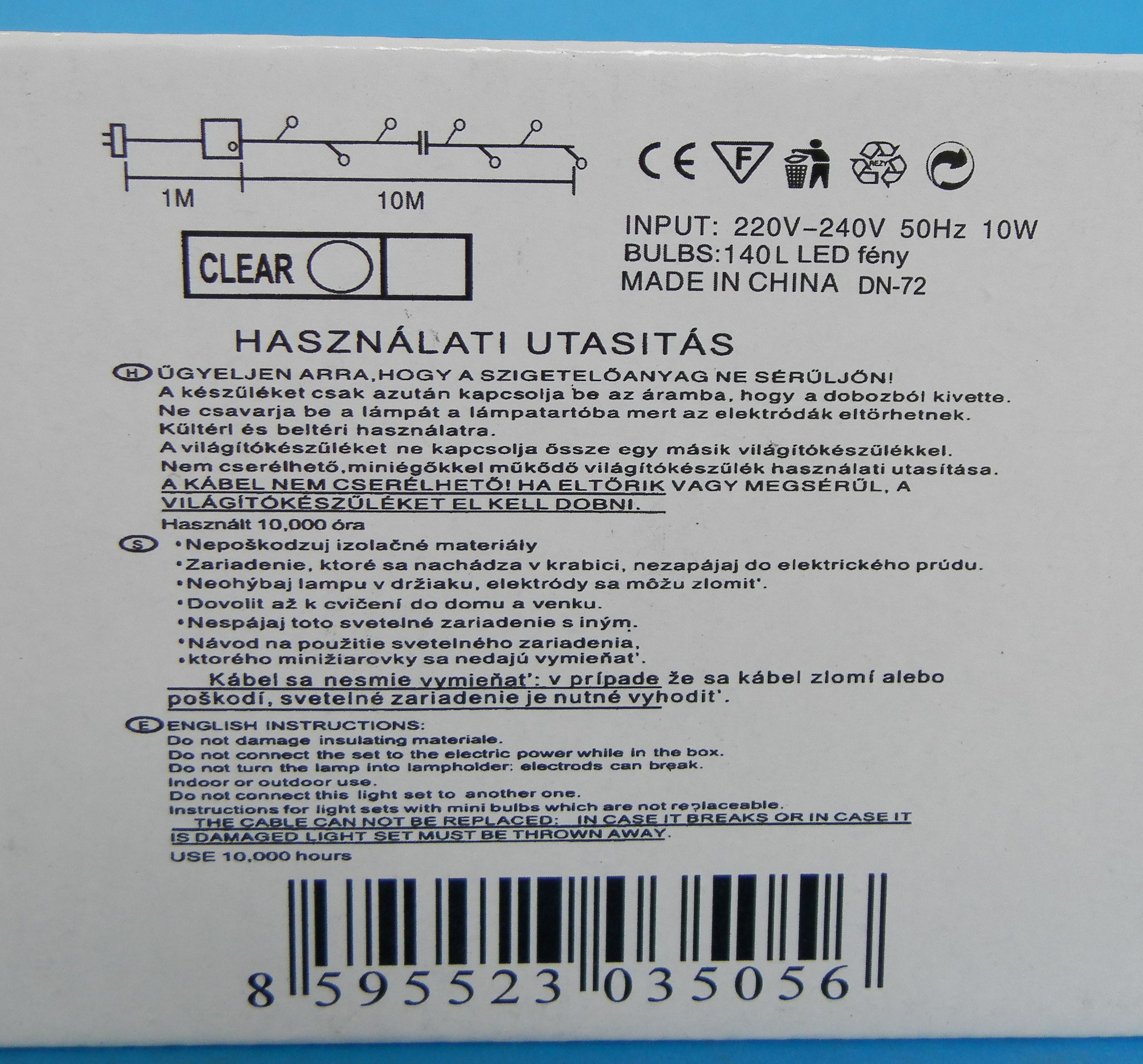 Official image of Lighting chain ; Unknown ; 140LED Karácsony égő published by OECD 6