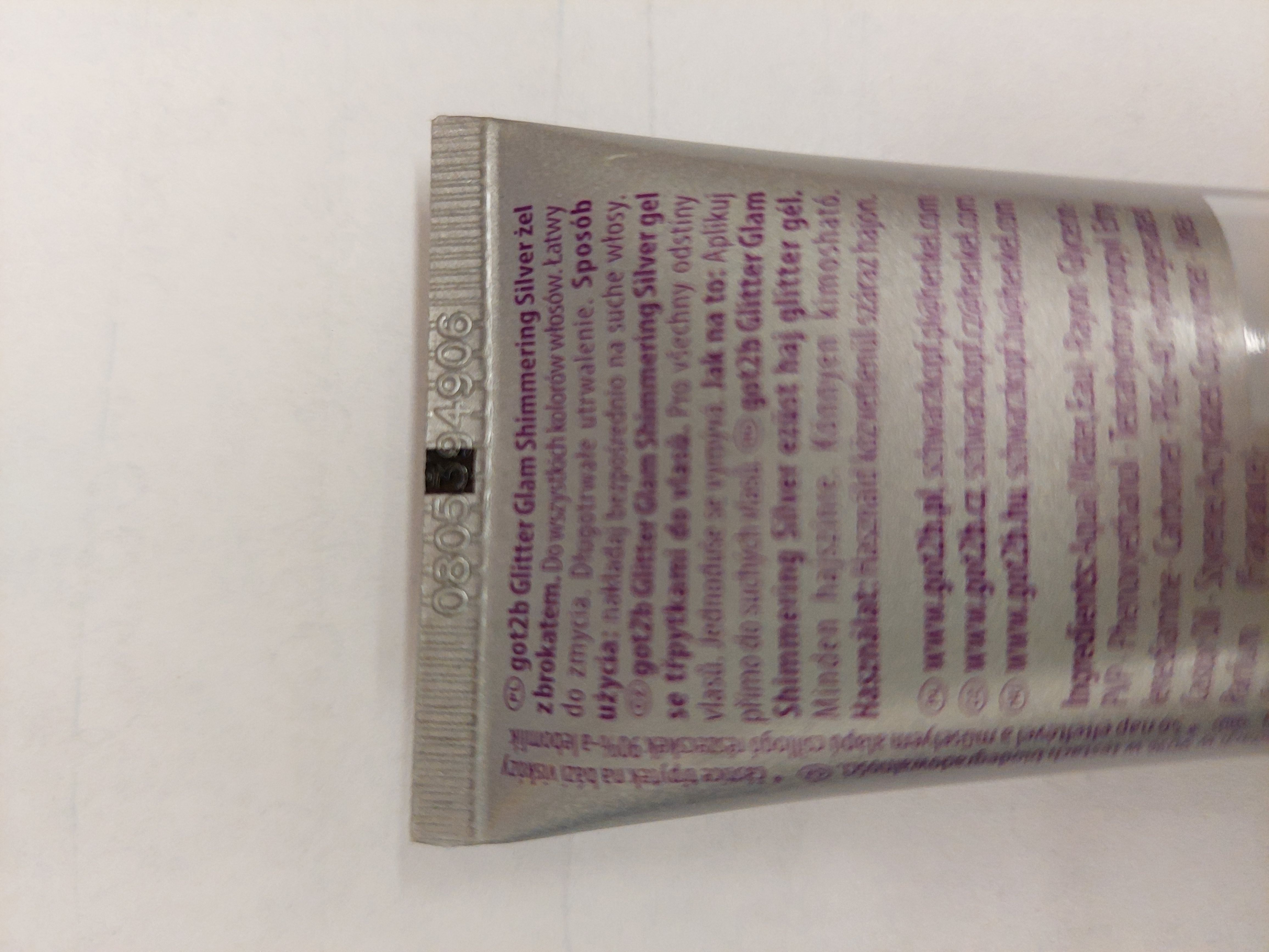 Official image of Hair gel ; Schwarzkopf ; HAIR GLITTER GEL, got2b. Glitter Glam published by OECD 2