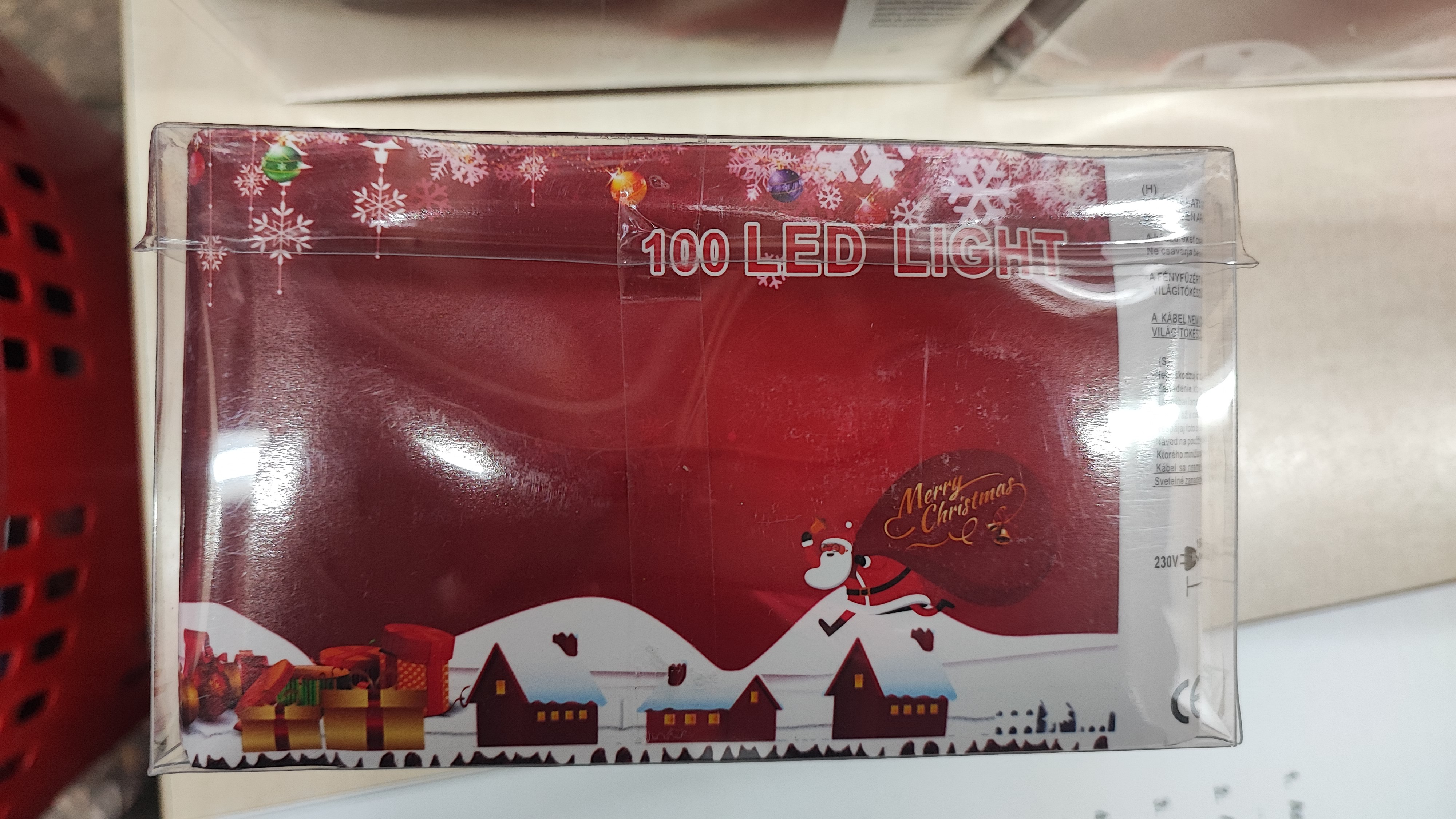 Official image of Lighting chain ; Unknown ; 100 LED LIGHT, Merry Christmas, 850 cm published by OECD