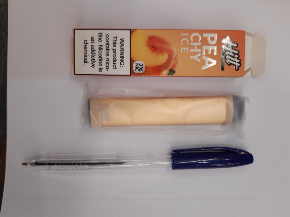 Official image of Disposable electronic cigarette ; Hitt ; published by OECD