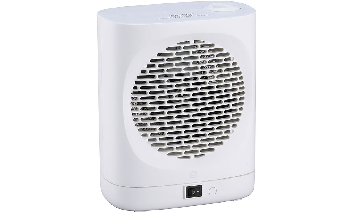 Official image of Electrical Fan Heater ; GoodHome ; GoodHome Colenso 2000W White Oscillating Fan Heater (FH-715) published by OECD