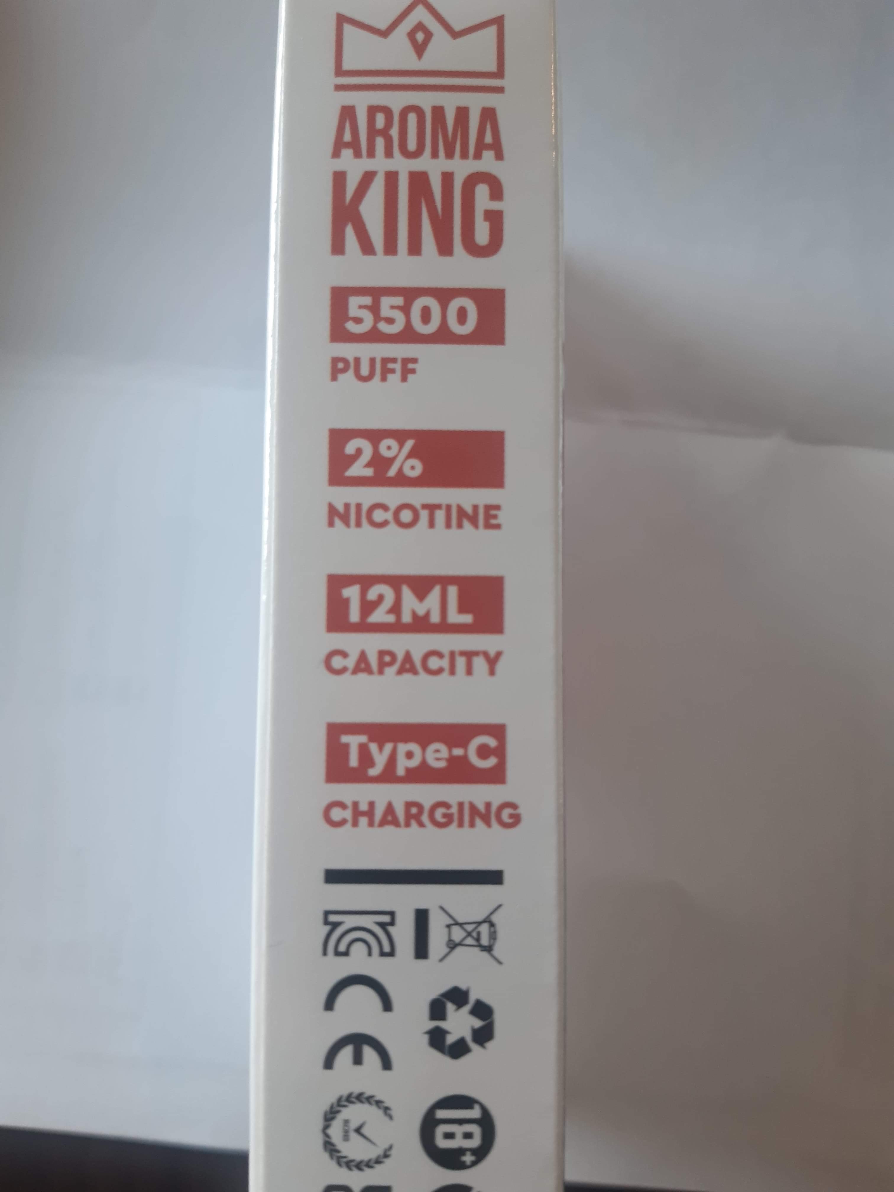 Official image of Disposable electronic cigarette ; Aroma King ; Aroma King AK5500 published by OECD 3