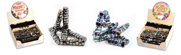Official image of Magnetic gemstones ; British Fossils ; Power Magnet Gemstones published by OECD