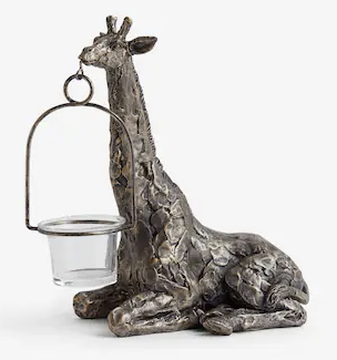 Official image of Tealight candle holder ; Next ; Giraffe Tealight Lantern published by OECD