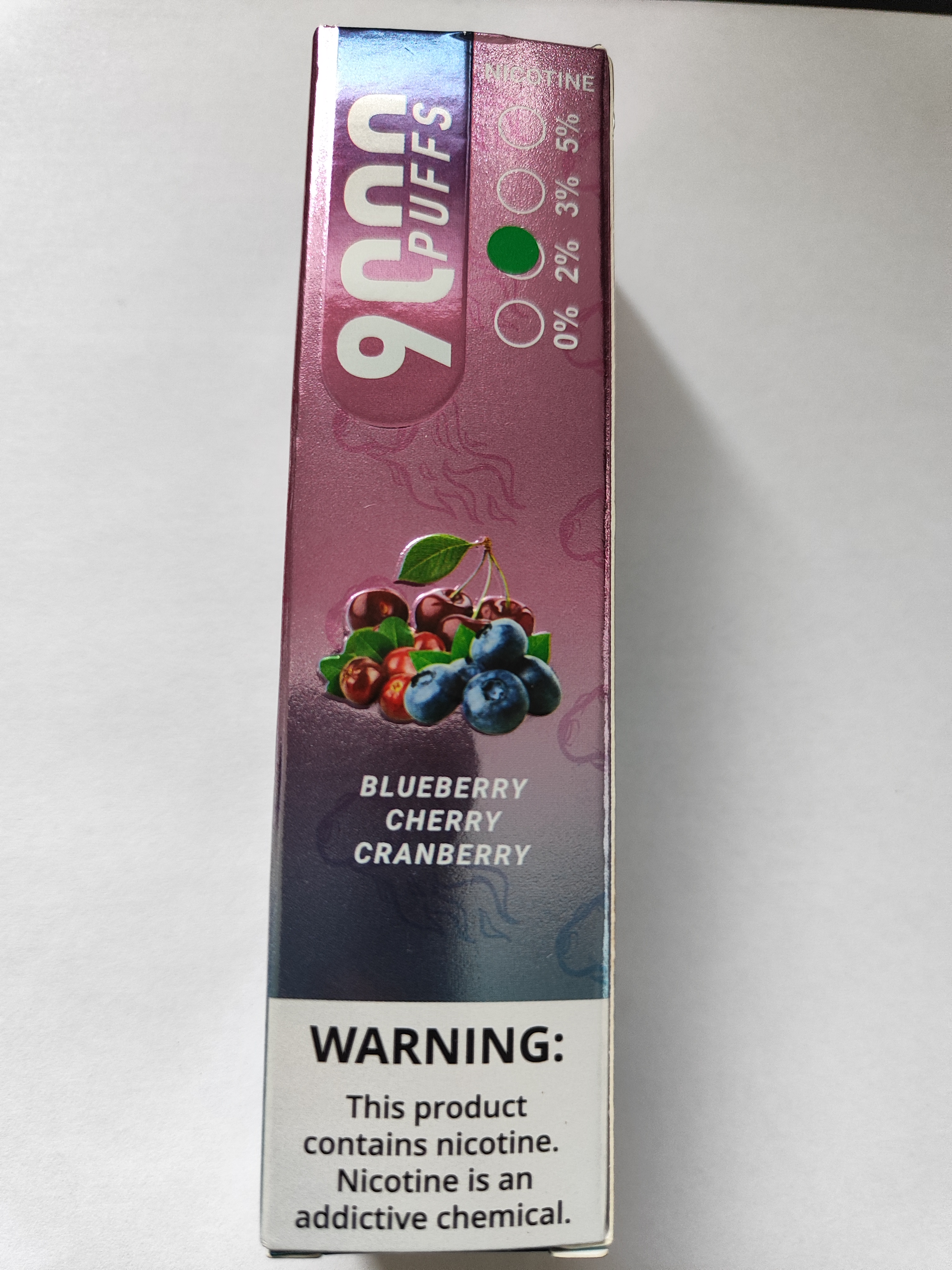 Official image of Disposable electronic cigarette ; R and M Tornado 9000 ; R and M Tornado 9000 published by OECD 2