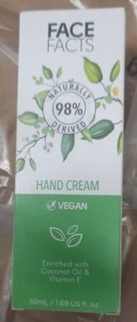 Official image of Hand cream ; Face Facts ; Face Facts Hand Cream published by OECD