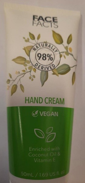 Official image of Hand cream ; Face Facts ; Face Facts Hand Cream published by OECD 4