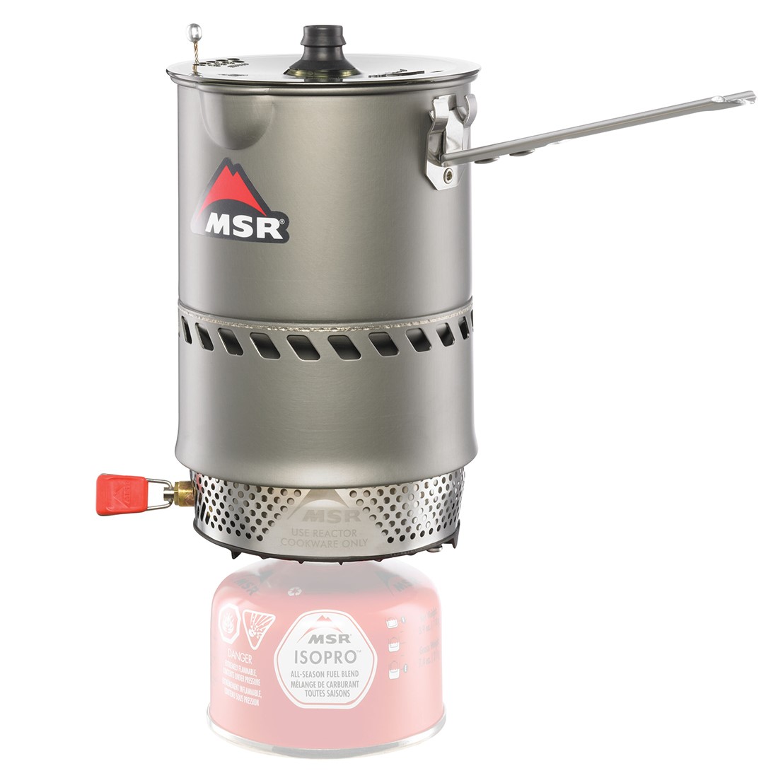 Official image of Camping cooking pot ; MSR ; MSR Trail Lite, Reactor and Pocket Rocket Camping Cooking Pots published by OECD 3