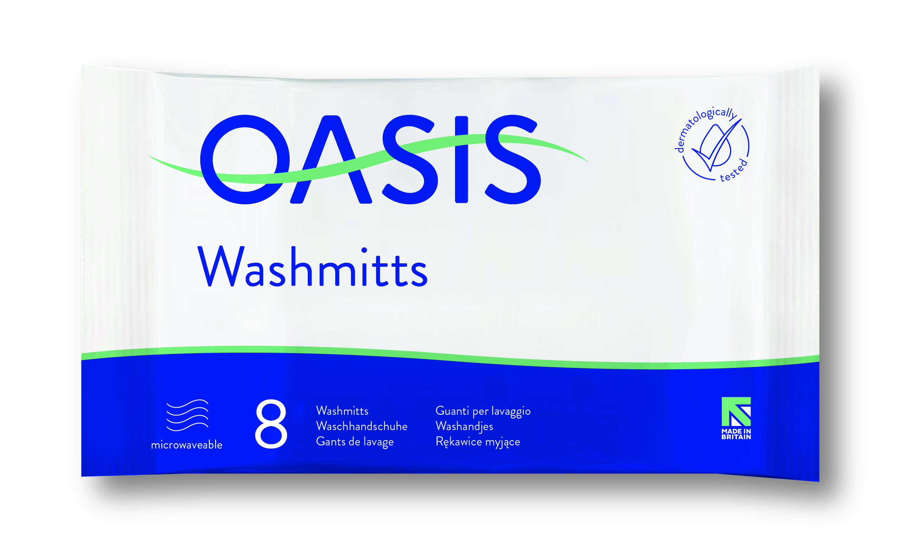 Official image of Glove for cleansing skin ; Oasis ; Oasis Washmitts; Oasis Washmitts Unperfumed published by OECD