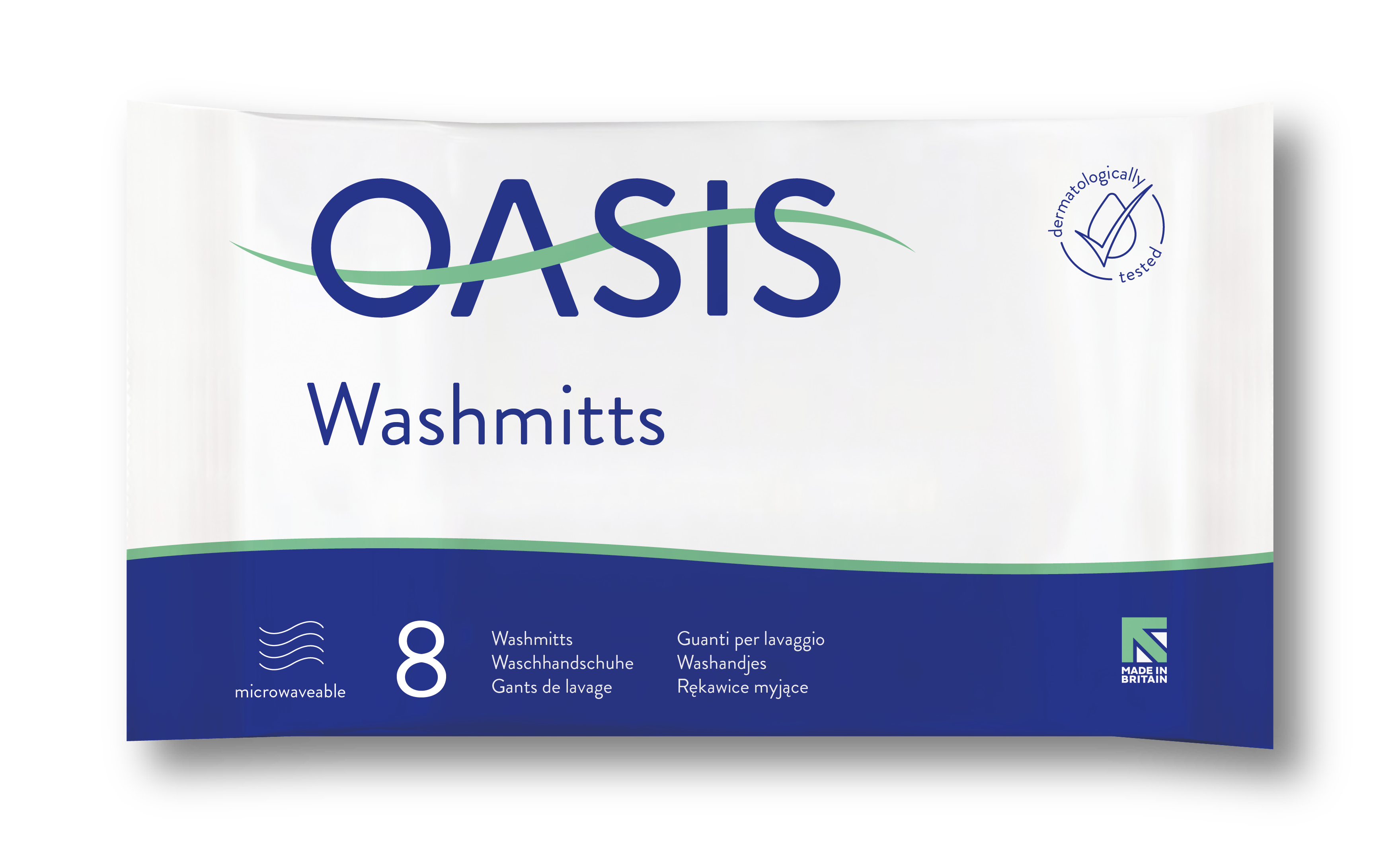 Official image of Glove for cleansing skin ; Oasis ; Oasis Washmitts; Oasis Washmitts Unperfumed published by OECD 3