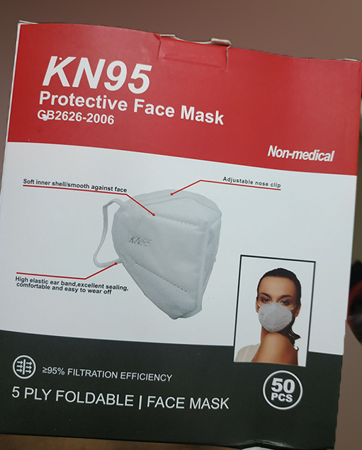 Official image of Particle filter mask ; Unknown ; KN95 Protective Face Mask published by OECD 2
