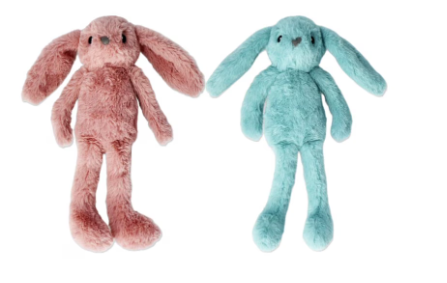 Official image of Soft toy ; Flying Tiger Copenhagen ; TEDDY BUNNY PINK / TEDDY BUNNY BLUE published by OECD 2