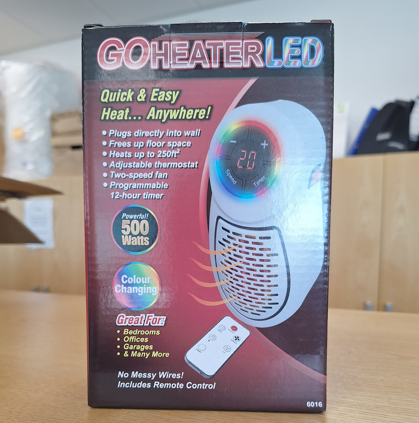 Official image of LED heater ; Easylife ; Go Heater LED published by OECD