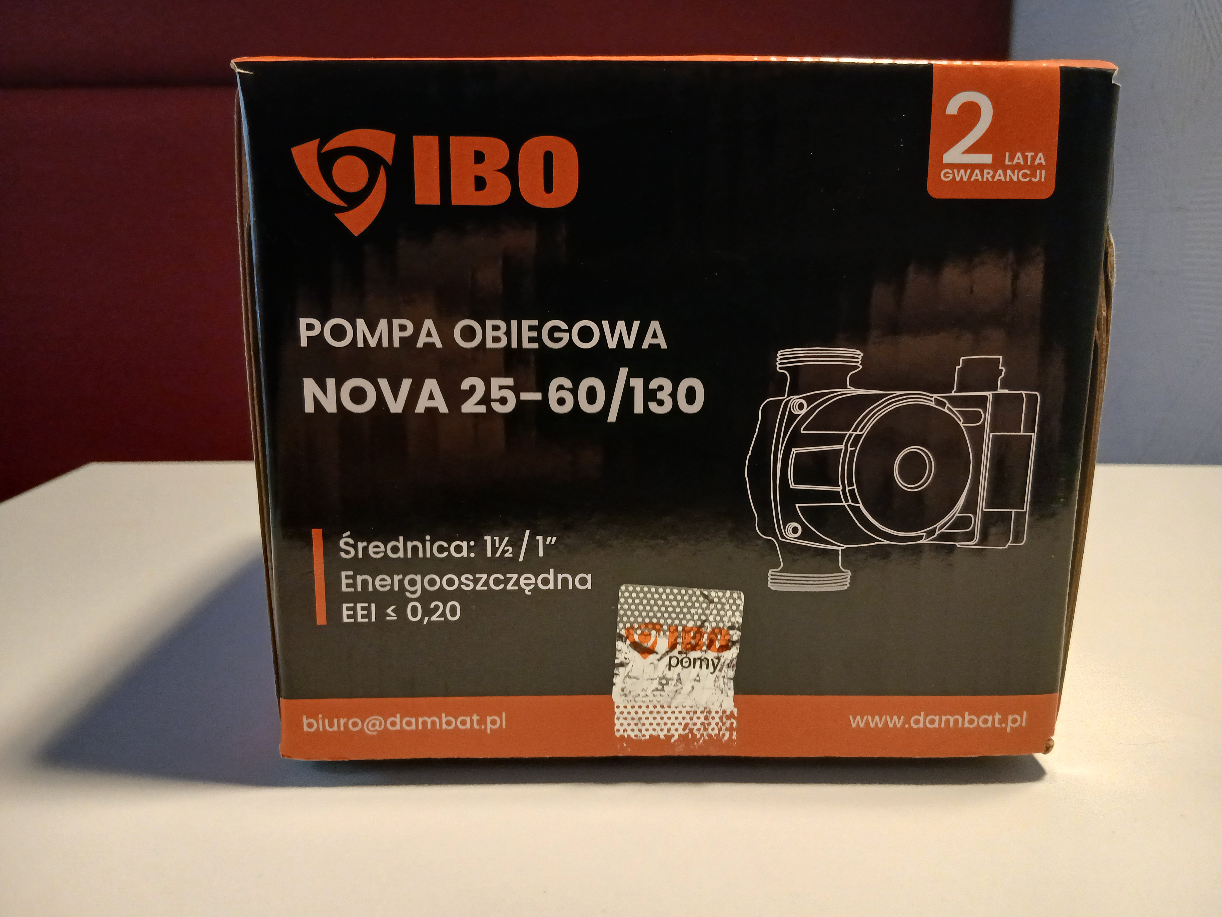 Official image of Water pump ; IBO ; IBO NOVA 25-60/130 published by OECD