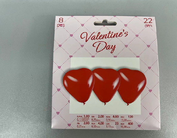 Official image of Balloons ; Poundland/Dealz ; Valentine’s Day balloons published by OECD