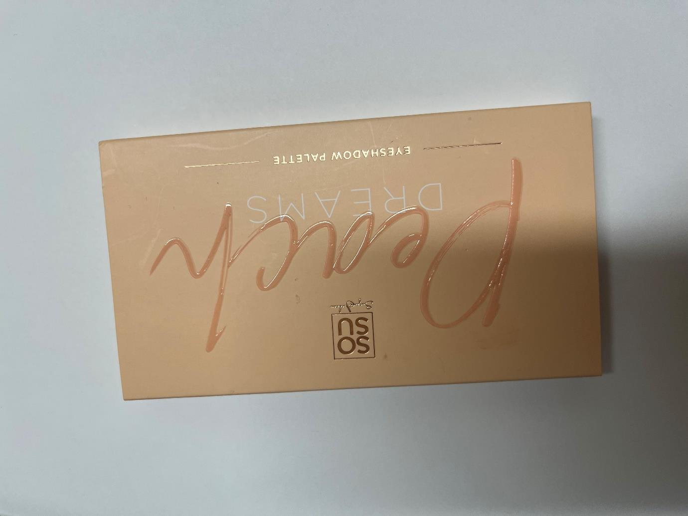 Official image of Eyeshadow palette ; SOSU Cosmetics ; Peach Dreams published by OECD 3