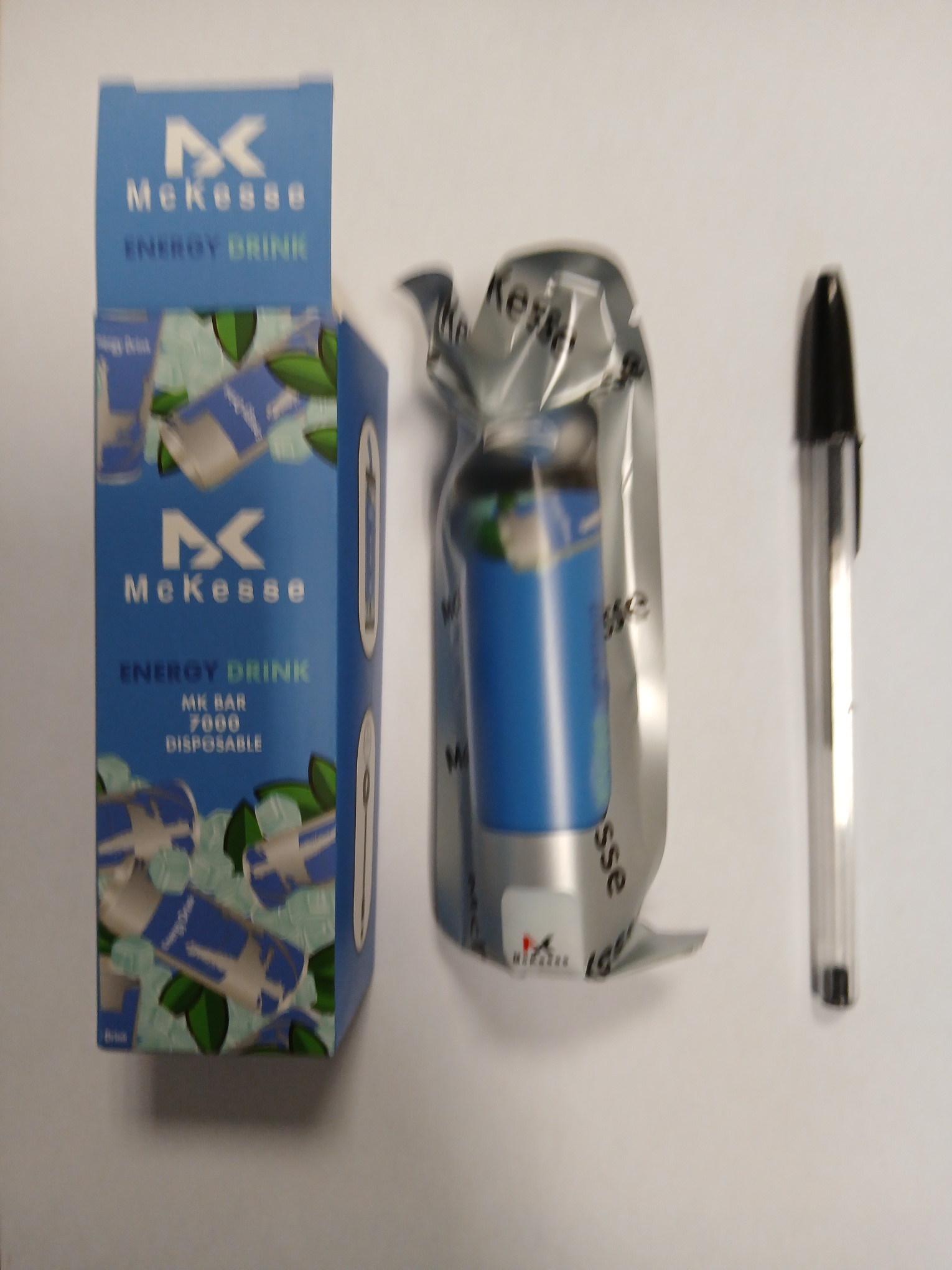 Official image of Disposable electronic cigarette ; McKesse ; MK Bar 7000 published by OECD 6
