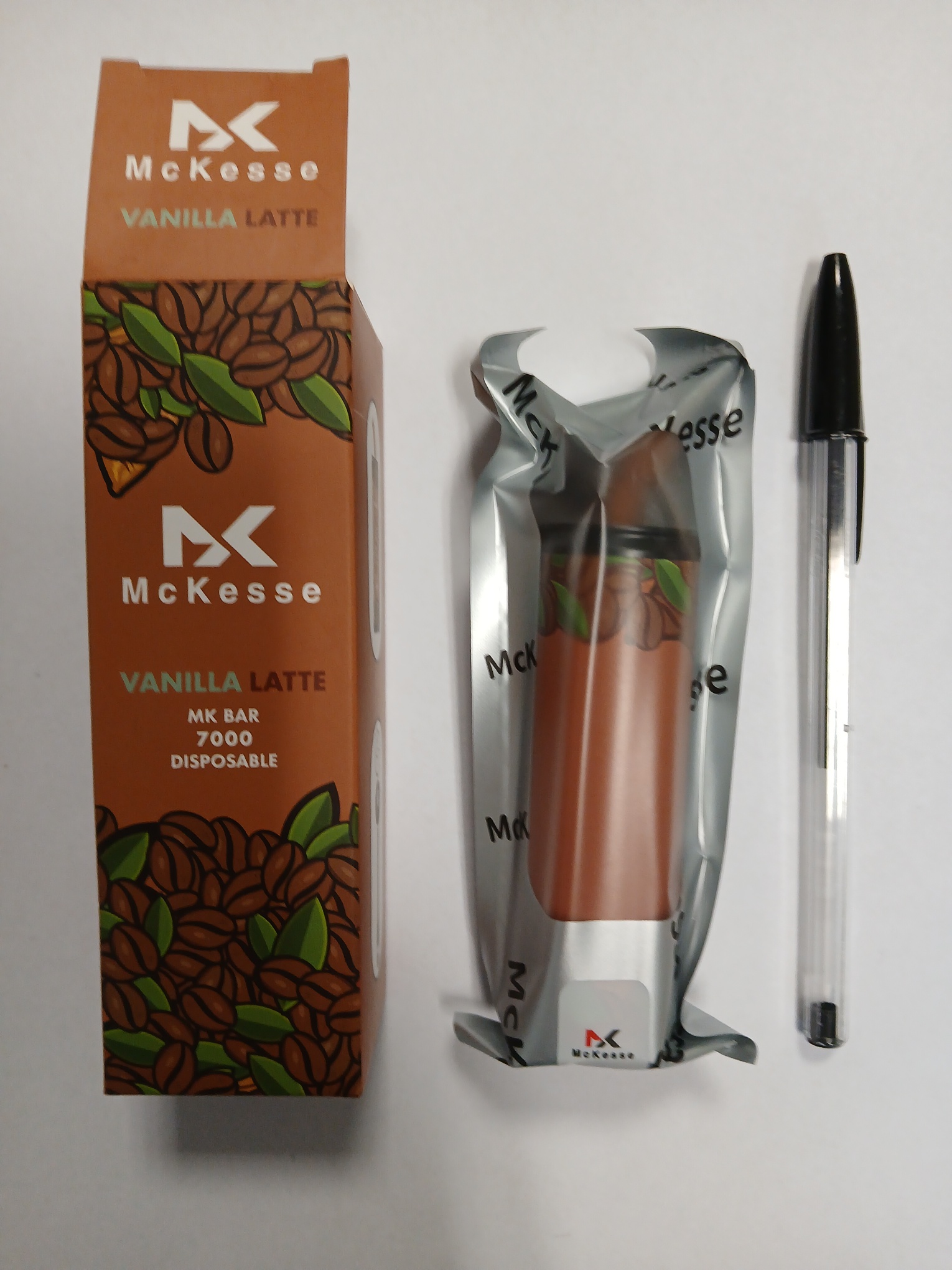 Official image of Disposable electronic cigarette ; McKesse ; MK Bar 7000 published by OECD 4