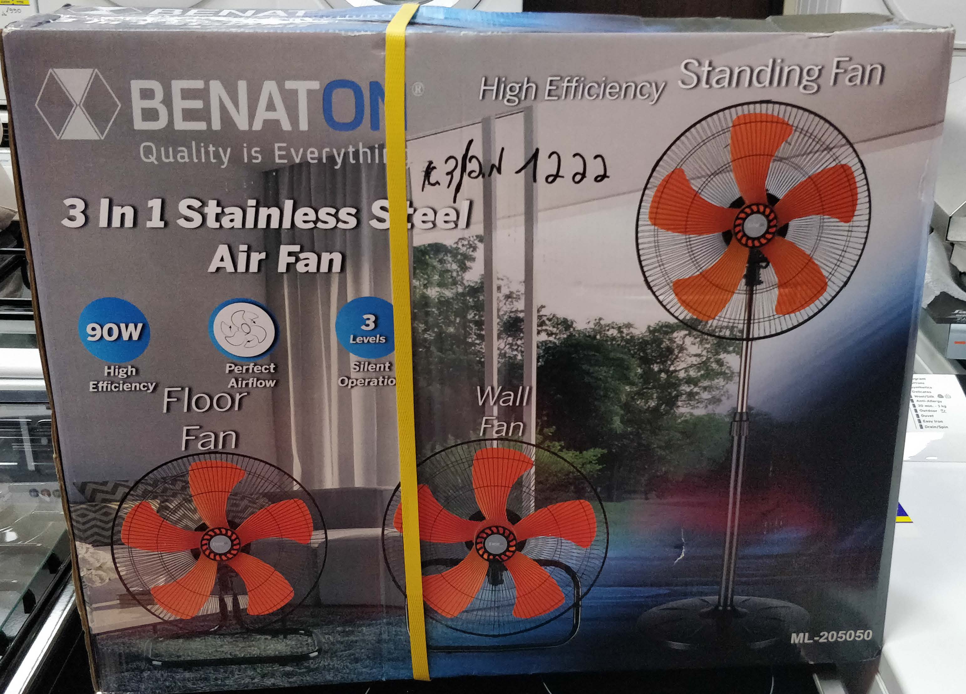 Official image of Benaton fan. Model BT205050 90W published by OECD 2