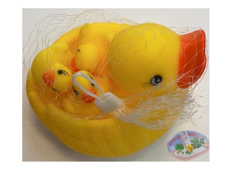 Official image of Bath toys; Set of 4 rubber ducks published by OECD