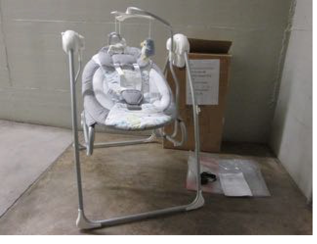 Official image of Baby swing ; Emma ; Electric Swing BY020 published by OECD 2