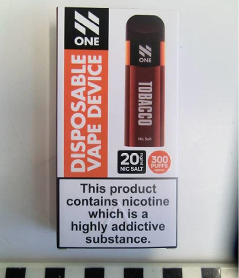 Official image of Electronic cigarette ; N ONE ; published by OECD 3