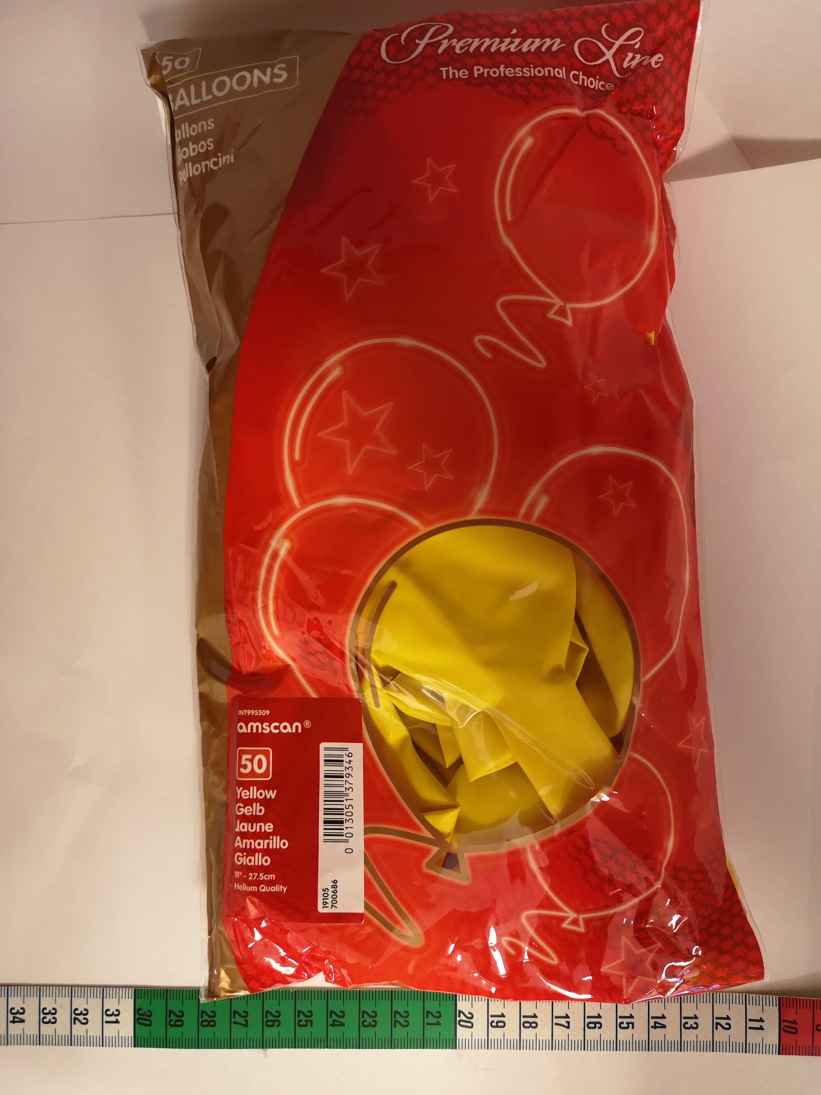 Official image of Balloon ; Amscan ; Balloons - Premiumline - Yellow published by OECD